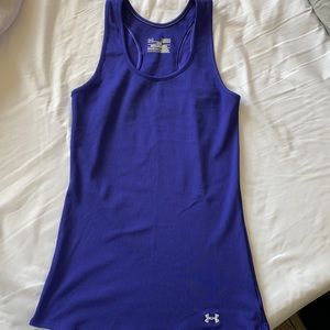 Purple Under Armour ribbed tank. Worn once